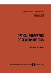 Optical Properties of Semiconductors