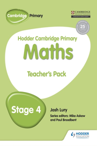 Hodder Cambridge Primary Maths Teacher's Pack 4