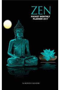 Zen Pocket Monthly Planner 2017