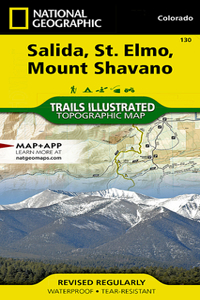 Salida, St. Elmo, Mount Shavano Map