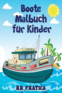 Boote Malbuch für Kinder