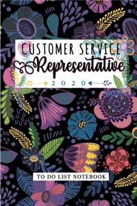 Customer Service Representative To Do List Notebook