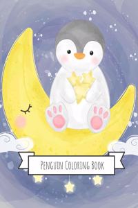 Penguins Coloring Book