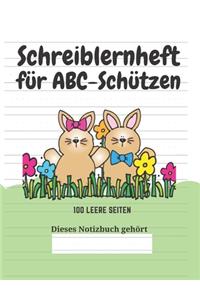 Schreiblernheft für ABC-Schützen
