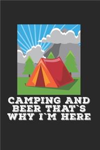 Bier Camping Notizbuch