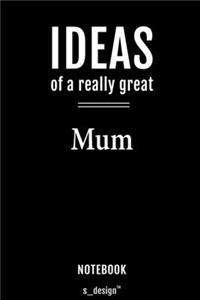 Notebook for Mums / Mum