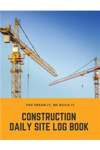 Construction Daily Site Log Book