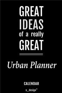 Calendar for Urban Planners / Urban Planner
