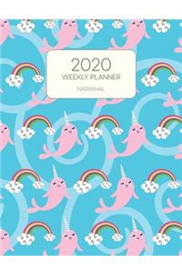 2020 Weekly Planner Narwhal