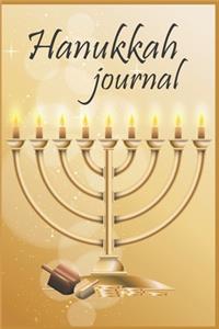 Hanukkah Prayer, Thoughts, and Dreams, Journal: Lined Notebook, 120 Pages, 6 x 9, Soft Cover, Glossy Finish