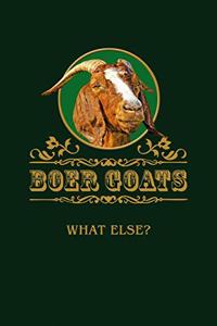 Boer Goats What Else?