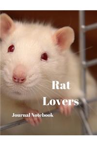 Rat Lovers Journal Notebook