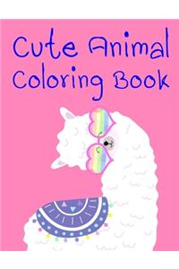 Cute Animal Coloring Book