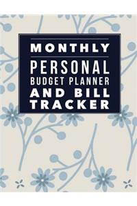 Monthly Personal Budget Planner and Bill Tracker