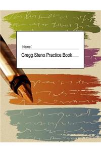 Gregg Steno Practice Book