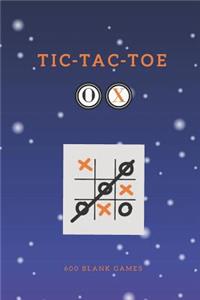 Tic Tac Toe 600 Blank Games O X