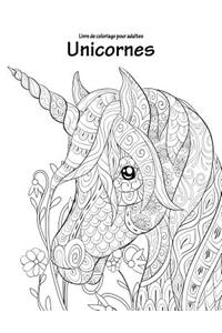 Livre de coloriage pour adultes Unicornes 1