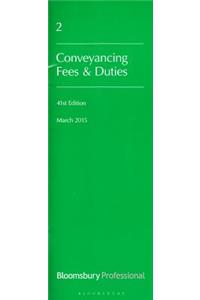 Lawyers' Costs and Fees: Conveyancing Fees and Duties