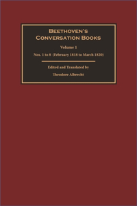 Beethoven's Conversation Books Volume 1