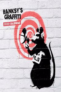BANKSYS GRAFFITI 2020 SQUARE WALL CALEND