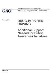 Drug-impaired driving, additional support needed for public awareness initiatives