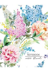 Retro Floral Notebook