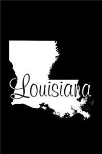 Louisiana - Black Lined Notebook with Margins