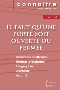 Fiche de lecture Il faut qu'une porte soit ouverte ou fermée (Analyse littéraire de référence et résumé complet)