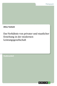 Verhältnis von privater und staatlicher Erziehung in der modernen Leistungsgesellschaft