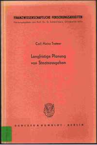 Langfristige Planung Von Staatsausgaben