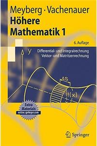 Höhere Mathematik 1: Differential- Und Integralrechnung Vektor- Und Matrizenrechnung