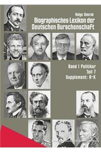 Biographisches Lexikon Der Deutschen Burschenschaft / Band 1