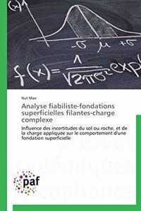Analyse Fiabiliste-Fondations Superficielles Filantes-Charge Complexe