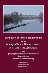 Landbuch der Mark Brandenburg und des Markgrafthums Nieder-Lausitz. Zweiter Band