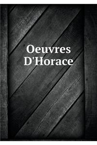 Oeuvres d'Horace