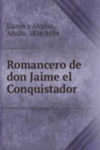 Romancero de don Jaime el Conquistador