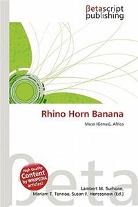Rhino Horn Banana