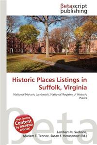 Historic Places Listings in Suffolk, Virginia