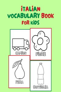 italian vocabulary book for kids