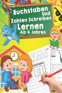 Buchstaben Und Zahlen Schreiben Lernen Ab 4 Jahren
