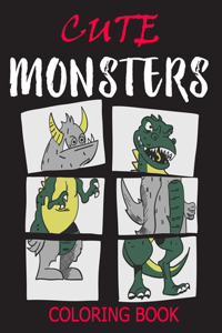 Cute Monsters Coloring Book
