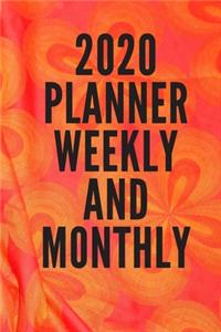 2020 Planner Weekly and Monthly