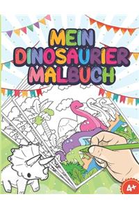 Mein Dinosaurier Malbuch