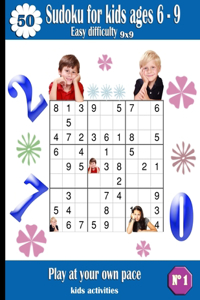 Sudoku for kids Ages 6-9 easy difficulty