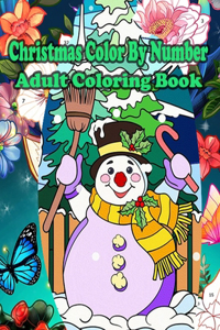 Christmas Color By Number Adult Coloring Book