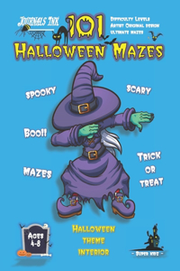 Halloween Maze Book for Kids Ages 4-8