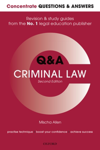 Concentrate Q&A Criminal Law 2e