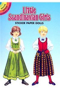 Little Scandinavian Girls Sticker Paper Dolls