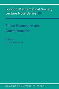 Finite Geometry and Combinatorics