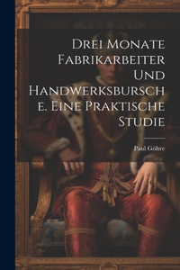 Drei Monate Fabrikarbeiter und Handwerksbursche. Eine praktische Studie